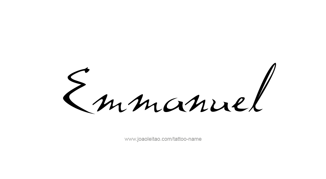 Tattoo Design  Name Emmanuel   