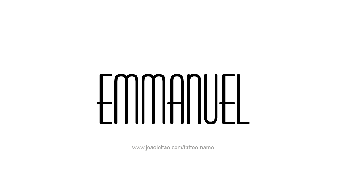 Tattoo Design  Name Emmanuel   