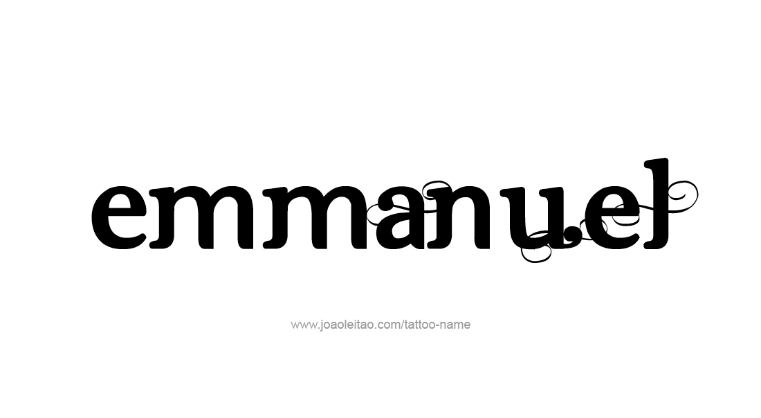 Tattoo Design  Name Emmanuel   