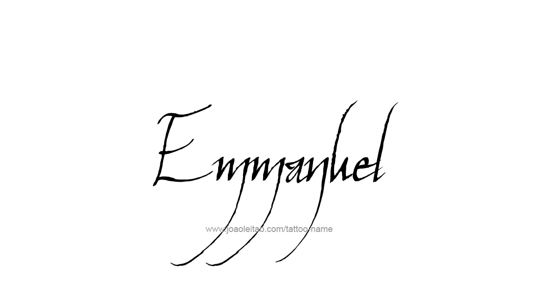 Tattoo Design  Name Emmanuel   