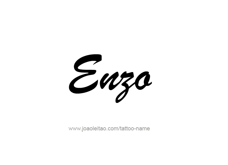 Tattoo Design  Name Enzo   