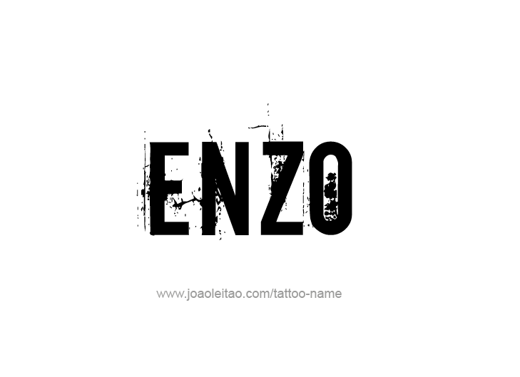 Tattoo Design  Name Enzo   