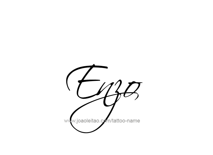 Tattoo Design  Name Enzo   