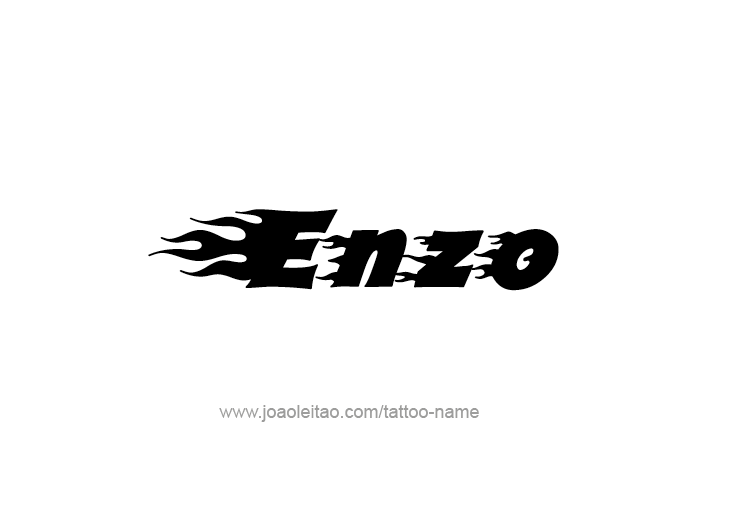 Tattoo Design  Name Enzo   