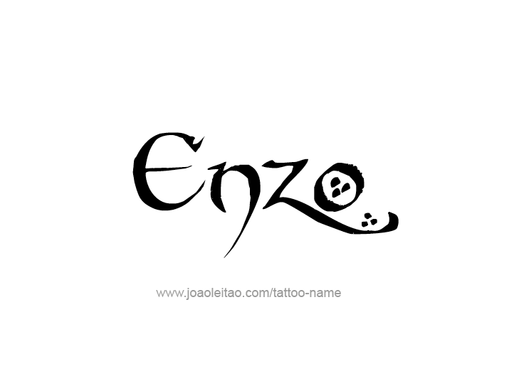 Tattoo Design  Name Enzo   