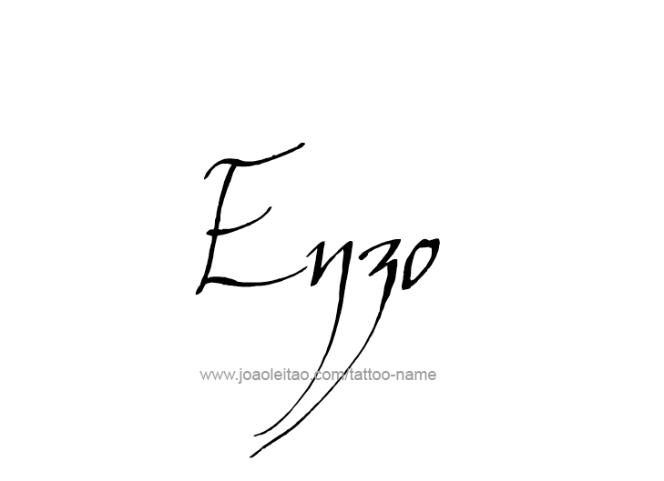 Enzo Name Tattoo Designs
