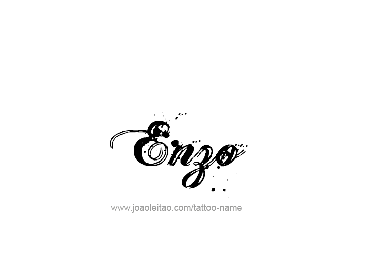 Tattoo Design  Name Enzo   