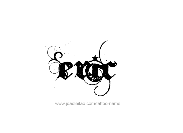 Tattoo Design  Name Eric   