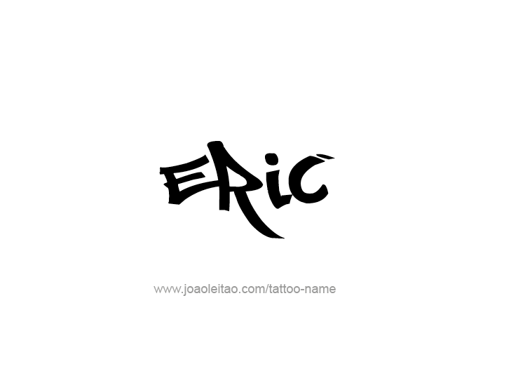 Tattoo Design  Name Eric   