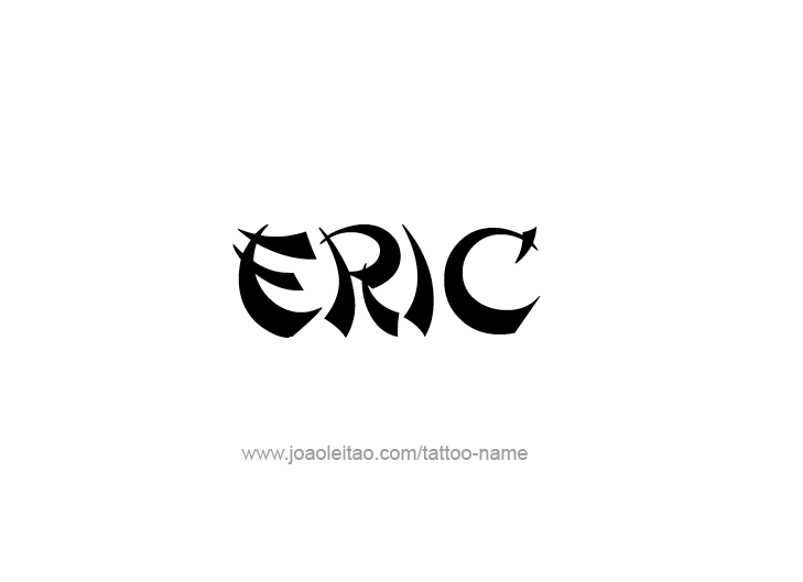 Tattoo Design  Name Eric