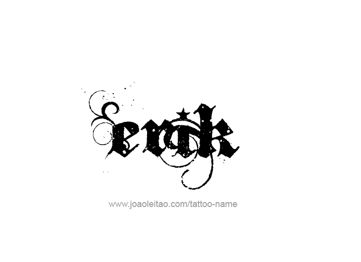 Tattoo Design  Name Erik   