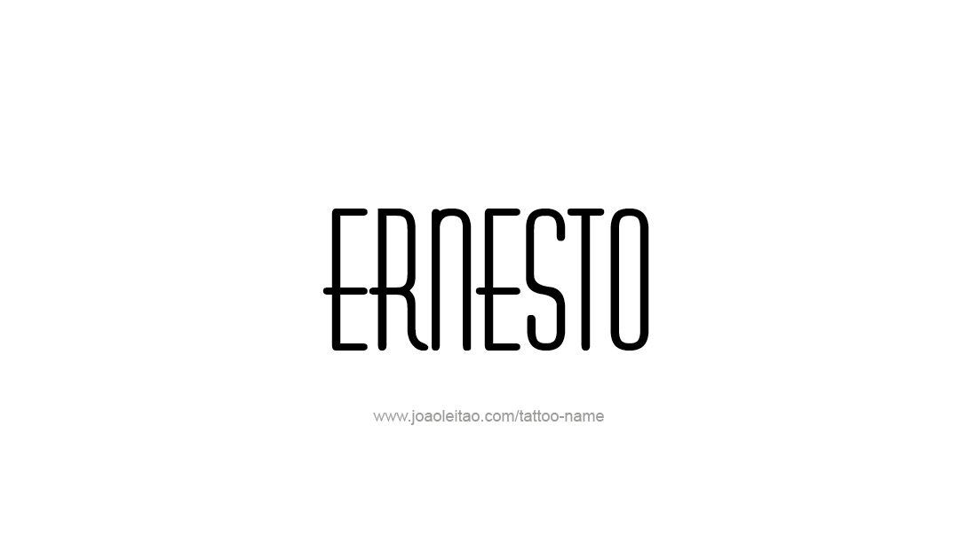 Tattoo Design  Name Ernesto   