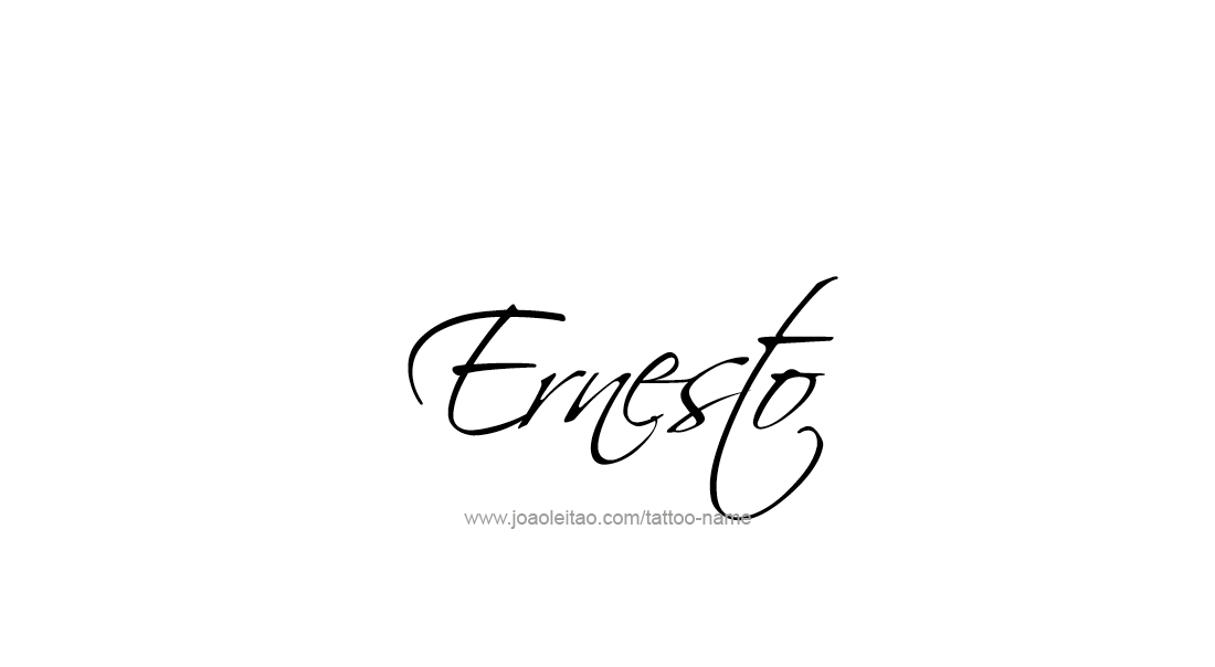 Tattoo Design  Name Ernesto   