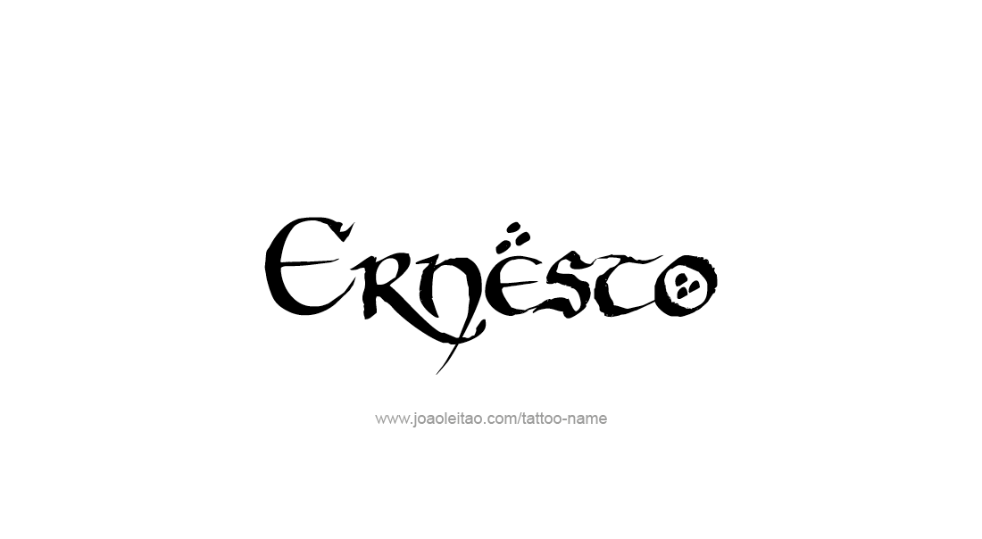 Tattoo Design  Name Ernesto   