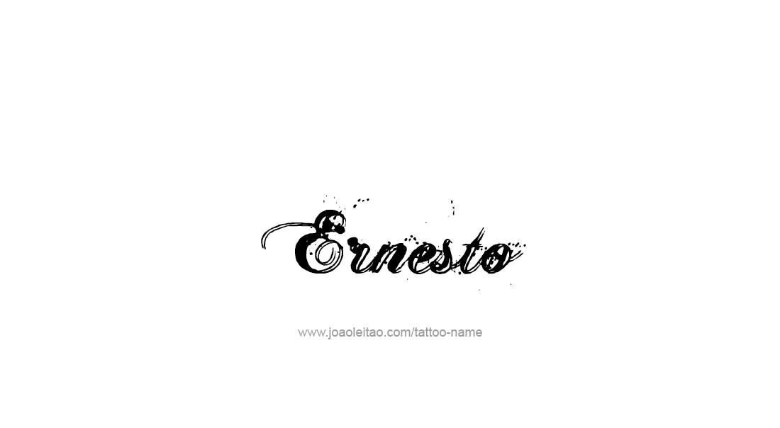 Tattoo Design  Name Ernesto   