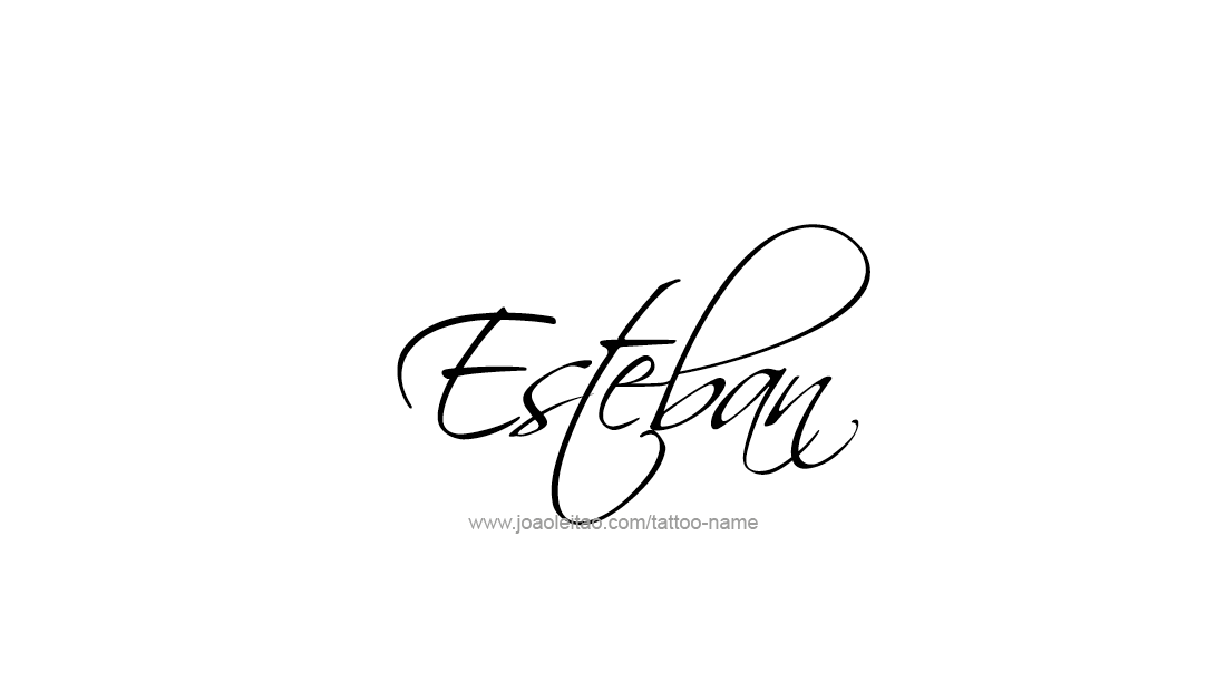 Tattoo Design  Name Esteban   