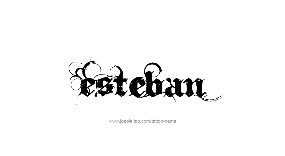 Tattoo Design  Name Esteban   