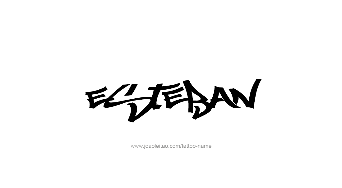 Tattoo Design  Name Esteban   