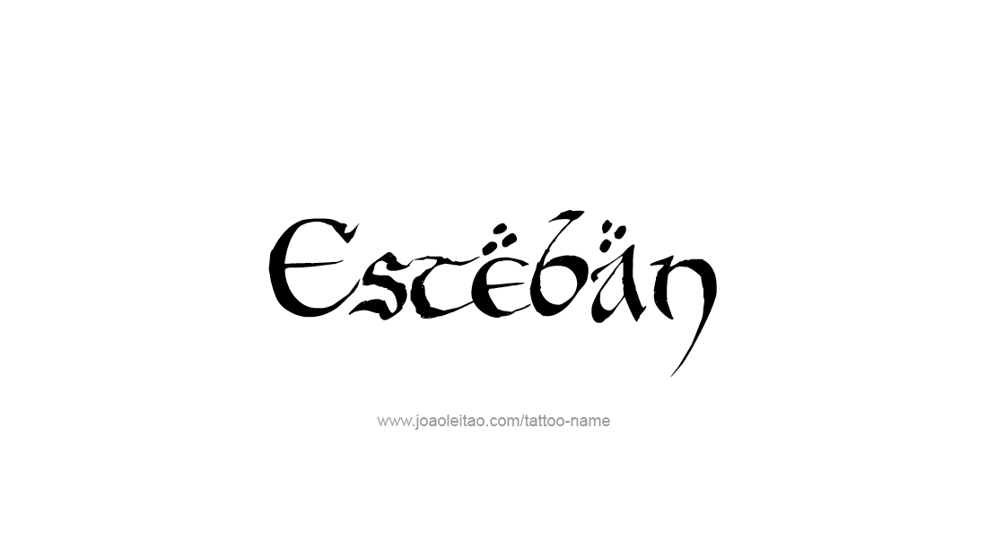 Tattoo Design  Name Esteban   
