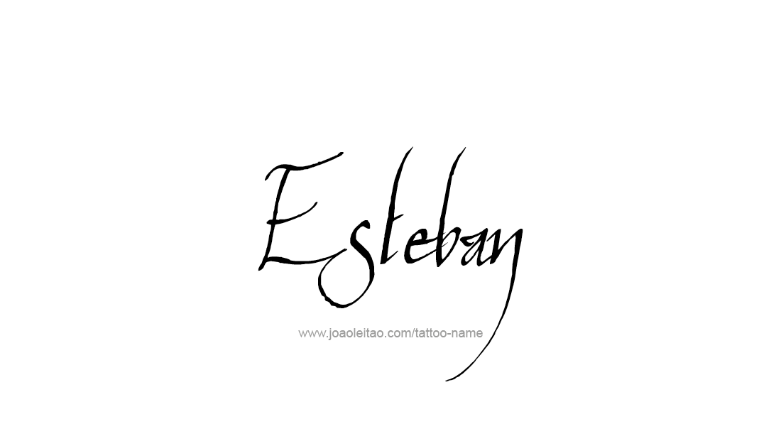 Tattoo Design  Name Esteban   