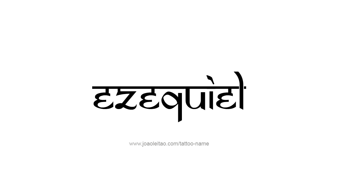 Tattoo Design  Name Ezequiel   