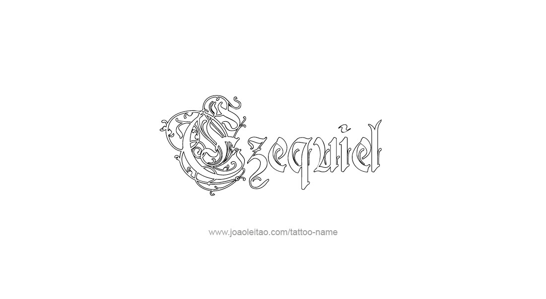 Tattoo Design  Name Ezequiel   