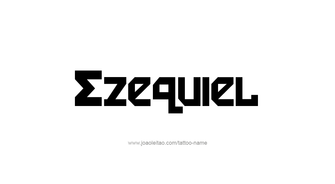 Tattoo Design  Name Ezequiel   