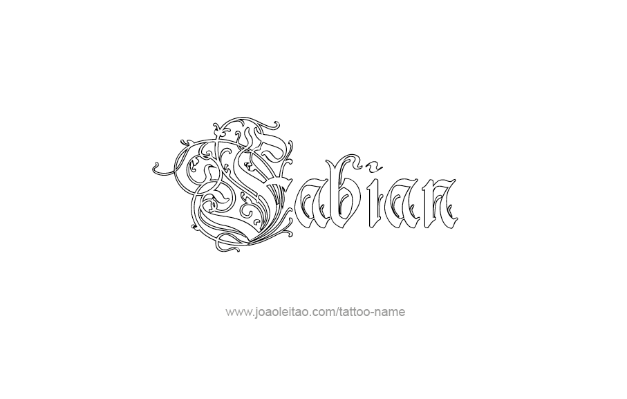 Tattoo Design  Name Fabian   