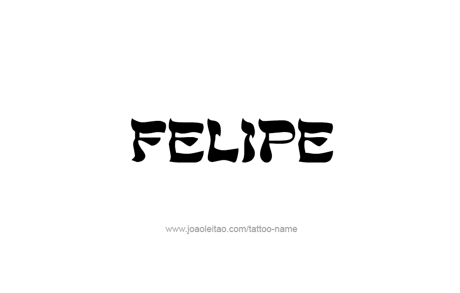 Tattoo Design  Name Felipe   