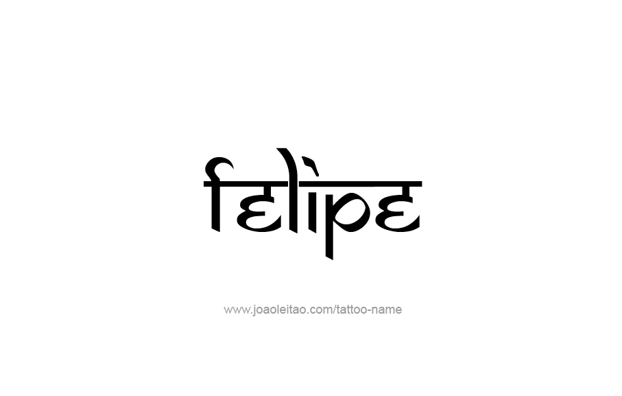 Tattoo Design  Name Felipe   