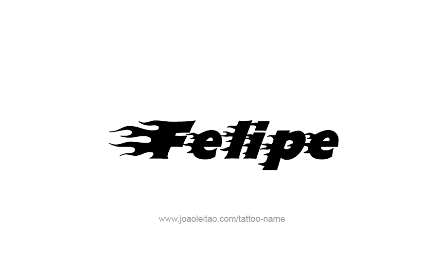 Tattoo Design  Name Felipe   