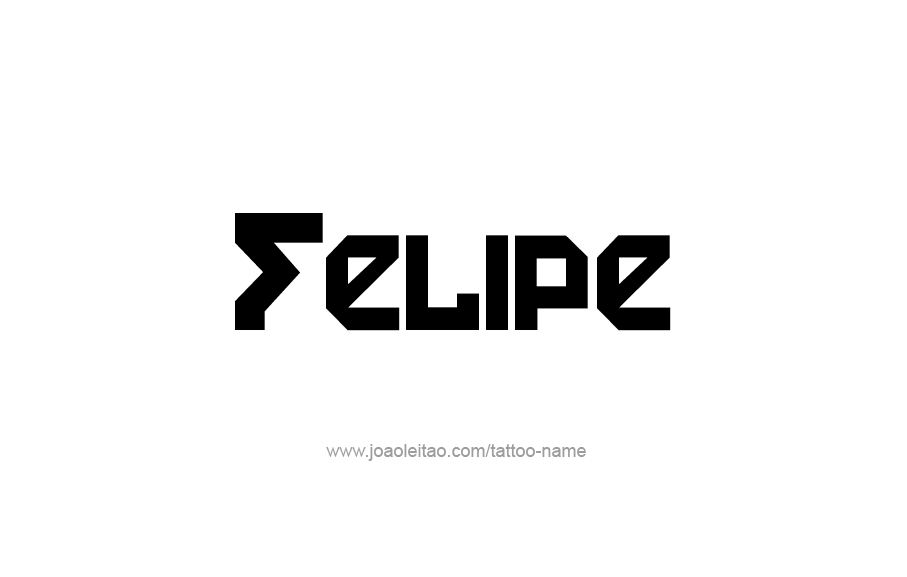 Tattoo Design  Name Felipe   