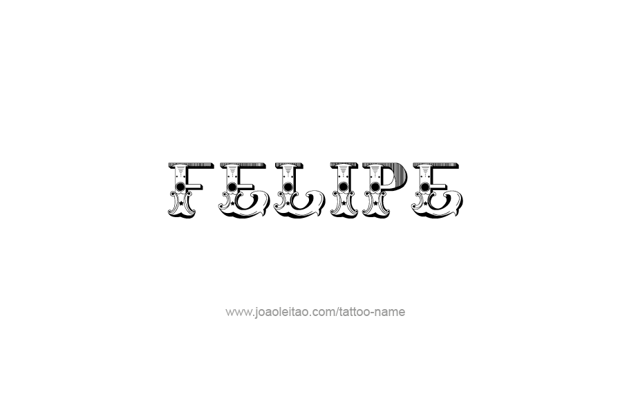 Tattoo Design  Name Felipe   