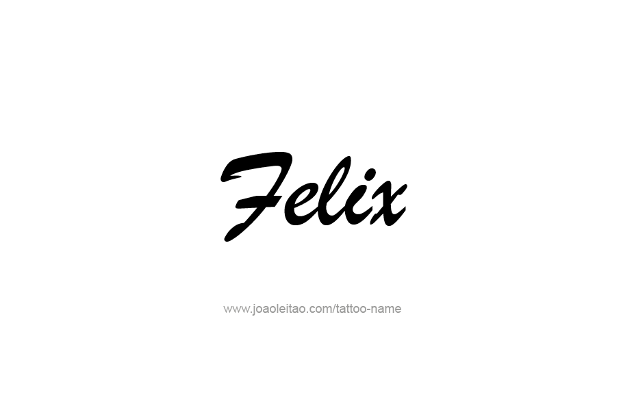 Tattoo Design  Name Felix   