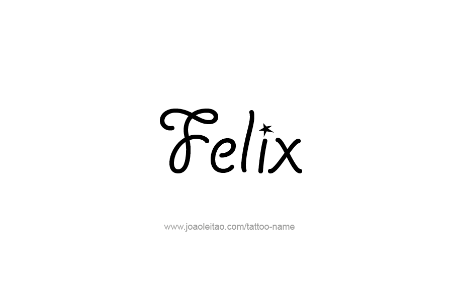 Tattoo Design  Name Felix   