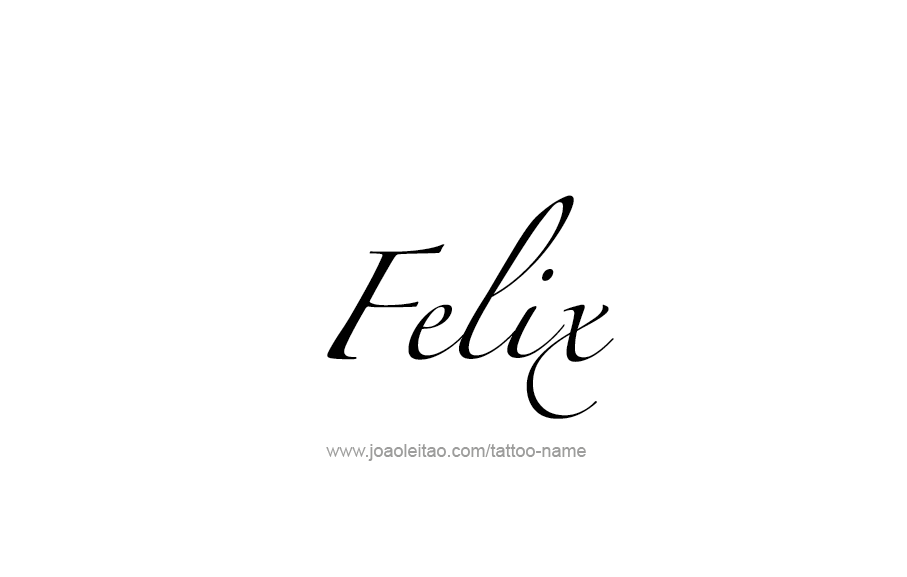 Tattoo Design  Name Felix   