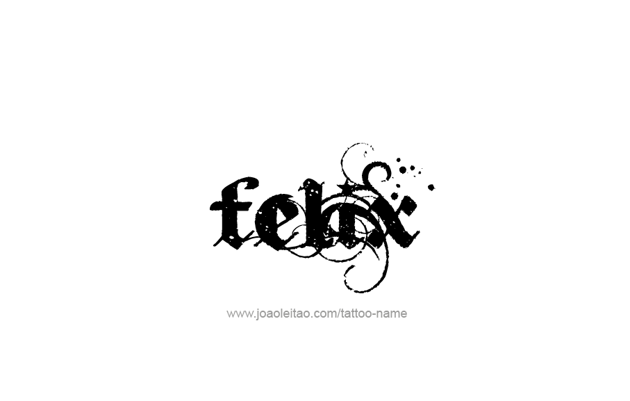 Tattoo Design  Name Felix   