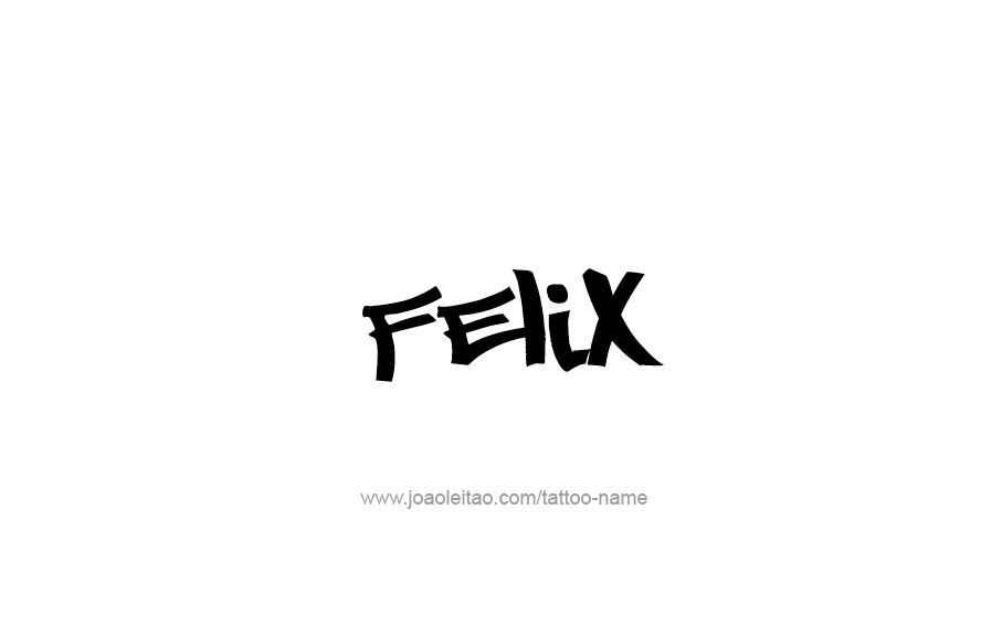 Tattoo Design  Name Felix   