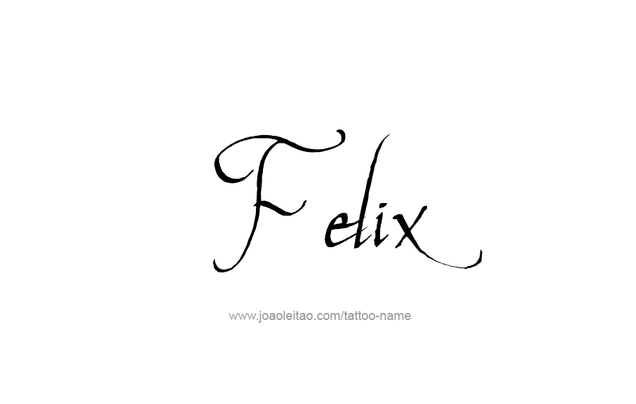 Tattoo Design  Name Felix   