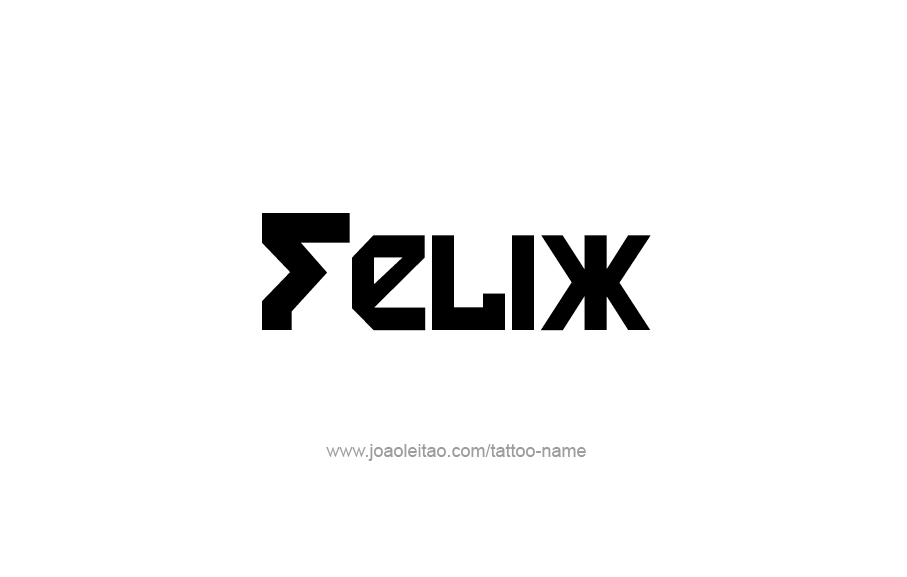 Tattoo Design  Name Felix   