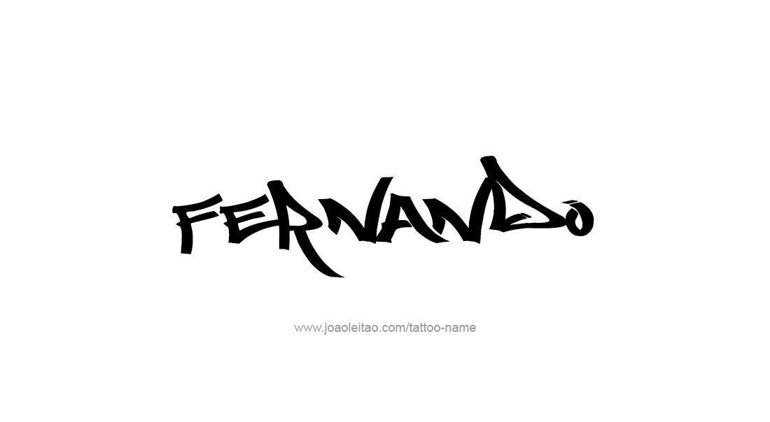 Tattoo Design  Name Fernando   