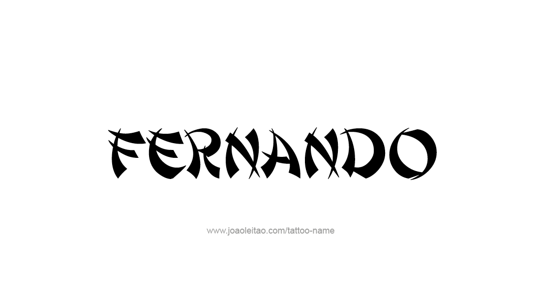 Tattoo Design  Name Fernando