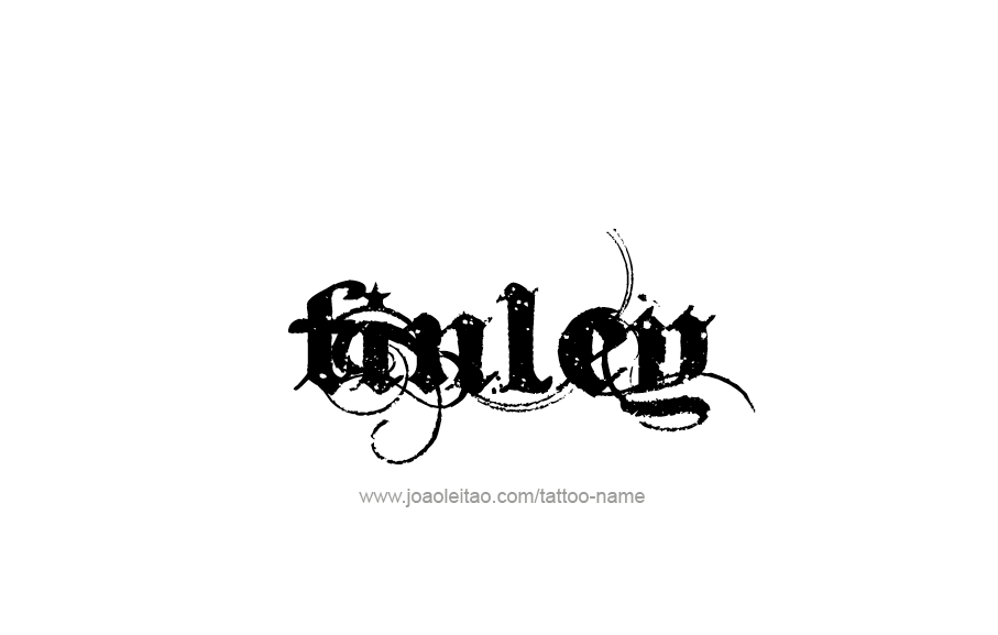 Tattoo Design  Name Finley   