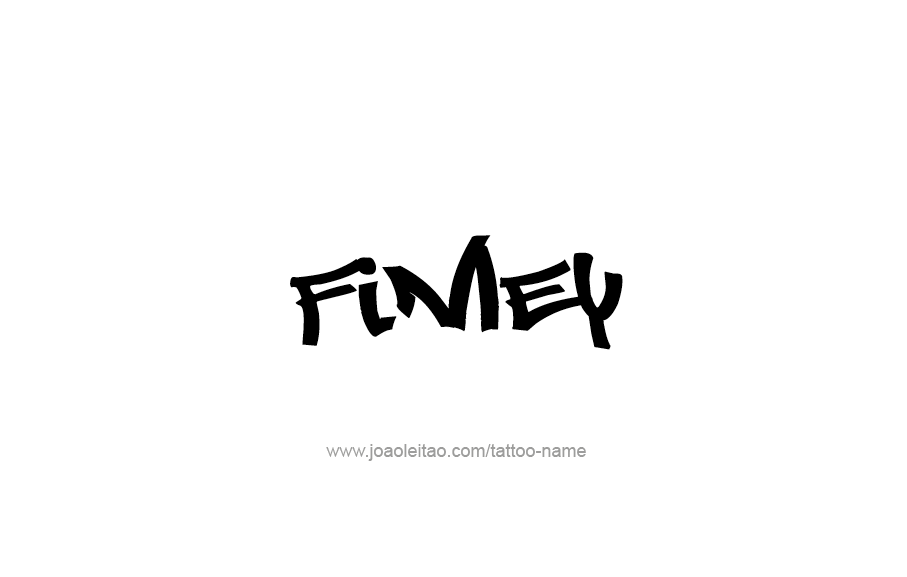 Tattoo Design  Name Finley   