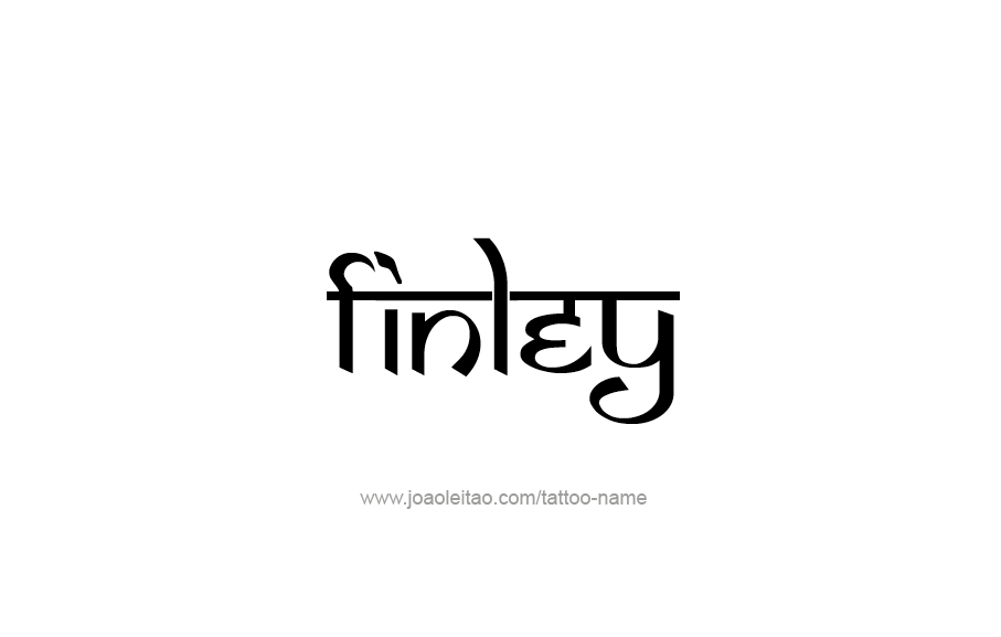 Tattoo Design  Name Finley   