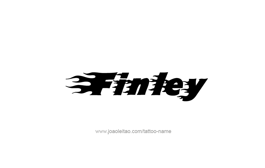 Tattoo Design  Name Finley   