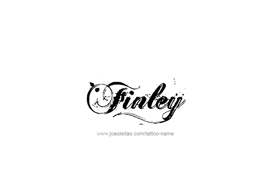 Tattoo Design  Name Finley   