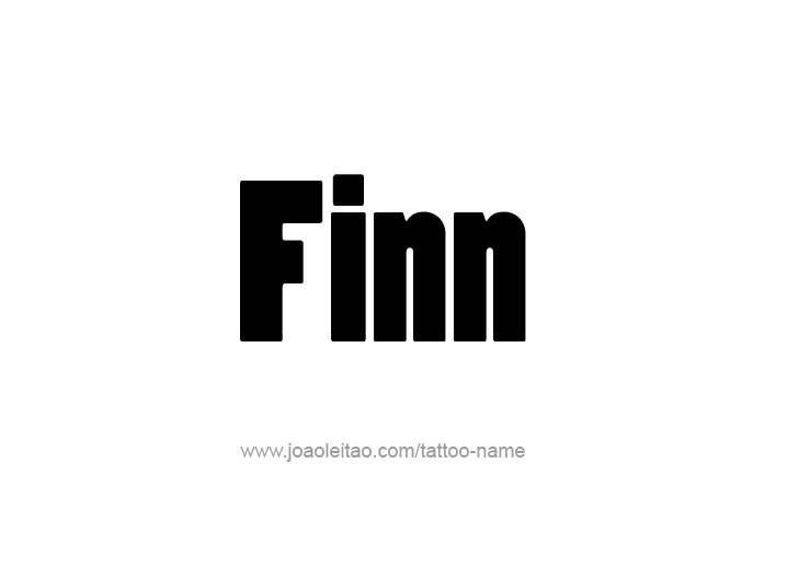 Tattoo Design  Name Finn   