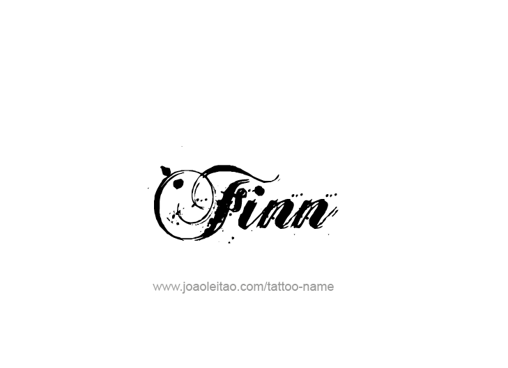 Tattoo Design  Name Finn   