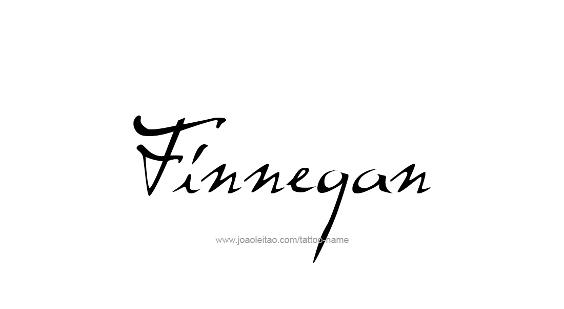 Tattoo Design  Name Finnegan   